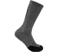 Carhartt Midweight Logo Crew Sock 3 Pack Carbon Heather EUR XL