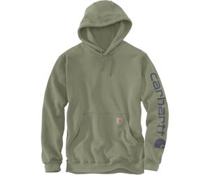 Carhartt Midweight Sleeve Logo 2025 Sudadera con capucha, verde, tamaño 2XL para Hombres