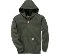 Carhartt Midweight Zip Hoodie, Verde Militar, Talla S