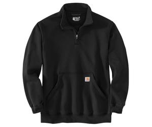 Carhartt Mittelschweres Sweatshirt Mit Stehkragen Und Viertel-reißverschluss, Lockerer Schnitt Sudadera Hombre (Pack de 1)