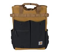 Carhartt Mochila CinchTop convertible unisex de nailon resistente al agua, Brown, Talla única, Mochila convertible de nailon de 28 l, duradera, con funda para portátil