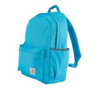 Carhartt - Mochila clásica para portátil de 21 L, resistente al agua con funda para portátil de 15 pulgadas y compartimentos organizativos, sin PFAS, azul atómico