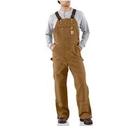 Carhartt Mono con cremallera hasta el muslo, sin forro, R37, marrón, 50 W x 32 L