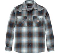 Carhartt Montana Bozeman Relaxed Plaid Camisa, azul/marrón, Talla S