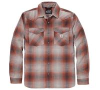 Carhartt Montana Bozeman Relaxed Plaid Camisa, rojo, tamaño XL para Hombres