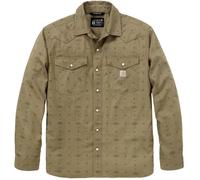Carhartt Montana Bozeman Relaxed Plaid Camisa, verde-marrón, tamaño XL para Hombres