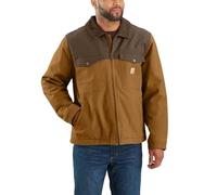 Carhartt Montana Rugged Flex Duck - Chaqueta aislante de ajuste relajado para hombre, Carhartt Marrón/café, Small
