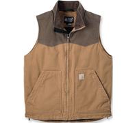 Carhartt Montana Rugged Flex Relaxed Fit Duck Chaleco, Marrón oscuro/marrón claro, Talla XL