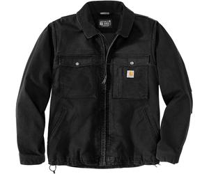 Carhartt Montana Rugged Flex Relaxed Fit Duck Insulated Chaqueta, negro, tamaño M para Hombres