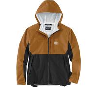 Carhartt Monterey Packable, chaqueta textil impermeable M male Marrón Claro/Negro