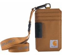 Carhartt Nylon Duck Titular de identificación, marrón, Talla única