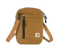 Carhartt Nylon Duck, Water Resistant Wallet with Adjustable Crossbody Strap, Cartera Unisex Adulto, Marrón Brown, Talla única