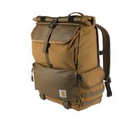 Carhartt Nylon Roll Top, Heavy-Duty Water-Resistant Backpack, Brown, One Size