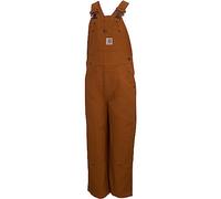 Carhartt - Overol de lona para niños (con forro y sin forro), lona café Carhartt 8