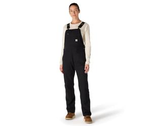 Carhartt Overol de lona Rugged Flex® para mujer, Negro -, M