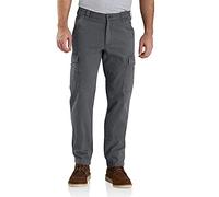 Carhartt Pantalón cargo de trabajo Rugged Flex en lona ,Relaxed Fit Para Hombre, Azul Shadow, W40/L32