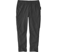 Carhartt Force Relaxed Fit Ripstop Work Pantalones de mujer, negro, tamaño M