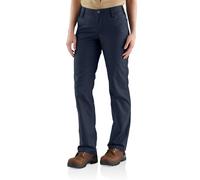 Carhartt Pantalón de trabajo Rugged Professional en lona, Loose Fit Para Mujer, Azul marino, W6