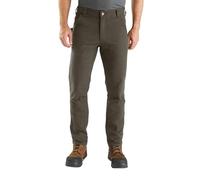 Carhartt Pantalón de Trabajo Utilitario Rugged Flex En Algodón de Lona Con Parte Frontal Doble, Pantalones de Trabajo para Hombre, Tarmac, 34W / 34L