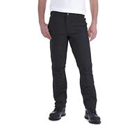Carhartt Pantalón de Trabajo Utilitario Rugged Flex En Algodón de Lona Con Parte Frontal Doble, Pantalones de Trabajo para Hombre, Black, 34W / 34L