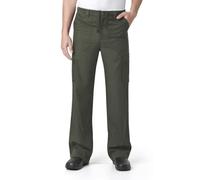 Carhartt - Pantalón médico tipo cargo clásico para hombre con corte abotinado, 8 bolsillos y tejido ripstop (antidesgarro), C54108, Oliva, Small alto