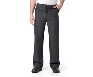 Carhartt - Pantalón médico tipo cargo clásico para hombre con corte abotinado, 8 bolsillos y tejido ripstop (antidesgarro), C54108, Pieltre oscuro, X-Small cortos