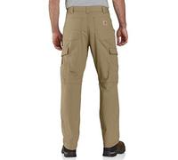Carhartt Pantalón Ripstop Force tipo cargo, Relaxed Fit Para Hombre, Verde caqui oscuro, W33/L30