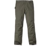 Carhartt Pantalón Slim Fit Doble Delantero, oliva, Talla 38