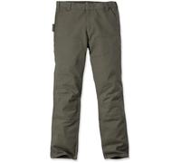 Carhartt Pantalón Slim Fit Doble Delantero, oliva, Talla 38