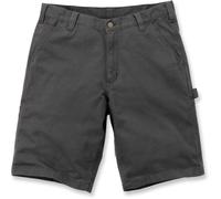 Carhartt Pantalones cortos utilitarios de trabajo Rugged Flex en lona, Relaxed Fit Para Hombre, Azul Shadow, W40