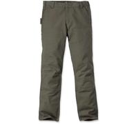 Carhartt Pantalones de hombre Stretch Duck Double Front Tarmac W32-L34