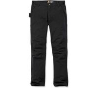 Carhartt Pantalones de pato elásticos para hombre Dungaree Negro W30-L30