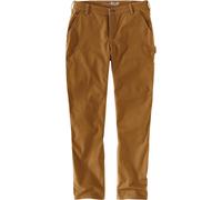 Carhartt The Essential Canvas Pantalones de mujer, marrón, tamaño 34