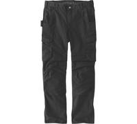 Carhartt Relaxed Fit Straight Steel Rugged Flex Ripstop Double-Front Cargo Pantalón, negro, tamaño 30 32 para Hombres