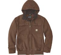 Carhartt Active Jac - Chaqueta deportiva para hombre, ajuste holgado, con aislamiento de pato lavado, Pato rojo, Large