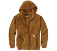 Carhartt Paxton Sudadera con cremallera completa, marrón, Talla XL