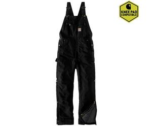 Carhartt Peto Dungarees Firm Duck Insulated Negro S