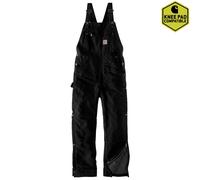 Carhartt Peto Dungarees Firm Duck Insulated Negro XL
