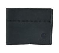 Carhartt Plegable y para Pasaporte, Carteras duraderas para Billetera, Disponibles en Estilos Lona Viaje, Sillín de Cuero (Negro), Taille Unique para Hombre