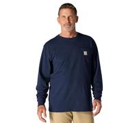 Carhartt Workwear Pocket Camisa Longsleeve, azul, tamaño M para Hombres