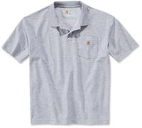 Carhartt Polo Contractor'S Work Pocket Polo Heather Grey S