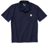 Carhartt Polo Contractor'S Work Pocket Polo Navy XS