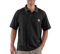 Carhartt Loose Fit Short-Sleeve Pocket Polo, negro, tamaño M para Hombres