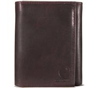 Carhartt Portemonnaie Cartera Trifold Piel Marrón Oscuro Tan Oil