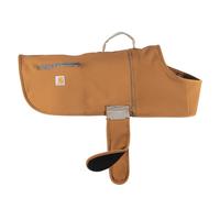 Carhartt Quick Duck Jac - Chaqueta Impermeable con Forro Polar para Perro, Color marrón, Talla S