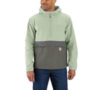 Carhartt Rain Defender - Anorak ligero y plegable para hombre, Verdes tiernos/Oliva polvoriento, XX-Large