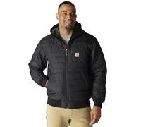 Carhartt Rain Defender - Chaqueta con capucha para hombre, ajuste relajado, ligera, aislante, Negro -, X-Large
