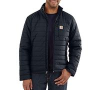 Carhartt Rain Defender - Chaqueta térmica ligera para hombre, Azul marino/flor y brillo, Large