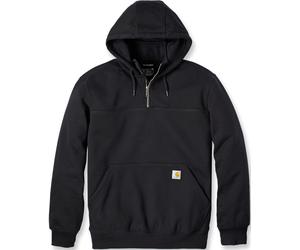 Carhartt Rain Defender Loose Fit Heavyweight Quarter-Zip Sudadera con capucha, negro, tamaño S para Hombres