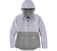 Carhartt Rain Defender Loose Fit Lightweight Packable Chaqueta de dama, gris/morado, Talla M